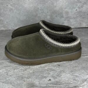 UGG Tasman Slipper Woodland Green Woman's Everyday Slide 5950WLN Sz 9
